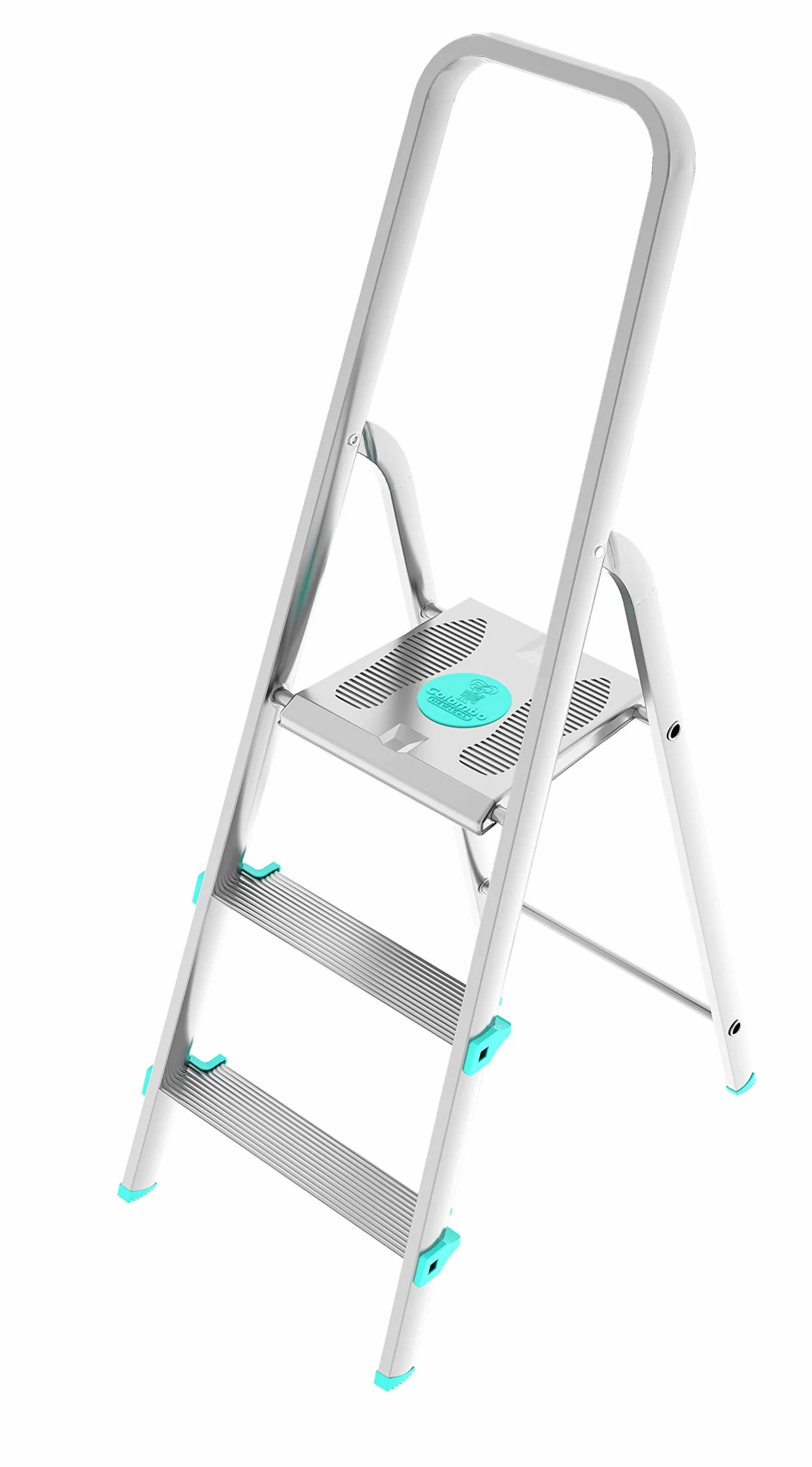Scala LIBELLULA in alluminio 3 gradini Silver