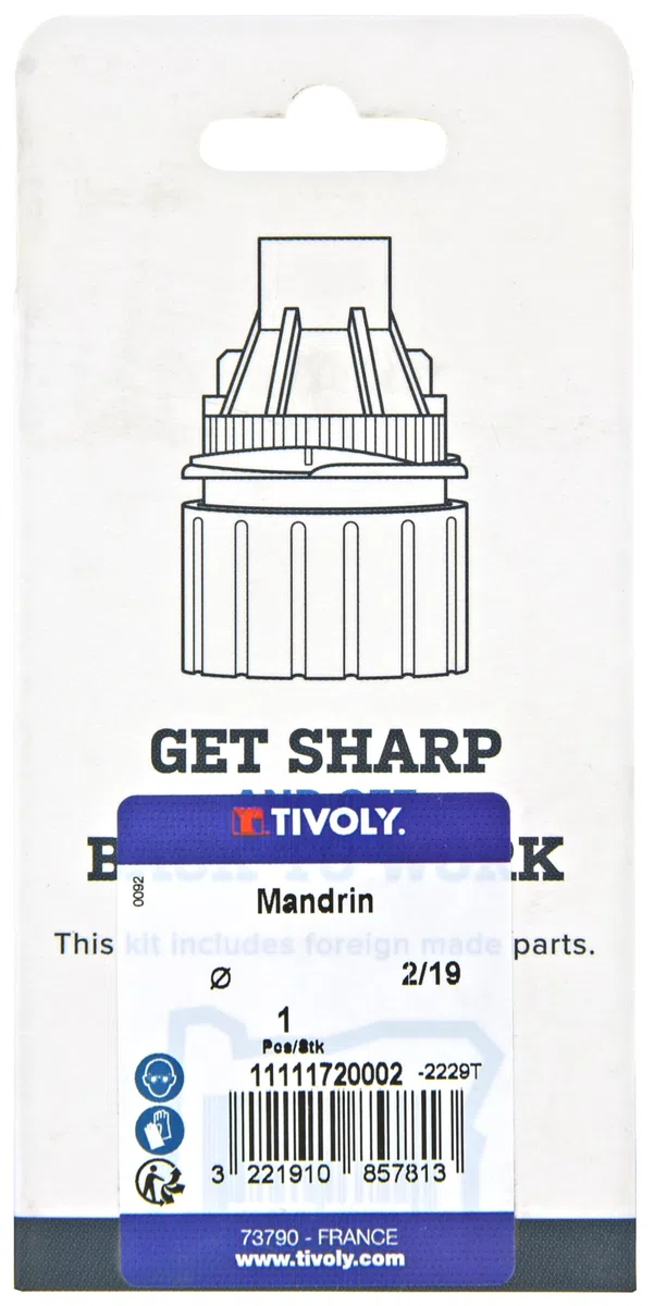 TIVOLY Drill Doctor – Mandrino, per Diametro di 2,5 a 19 mm