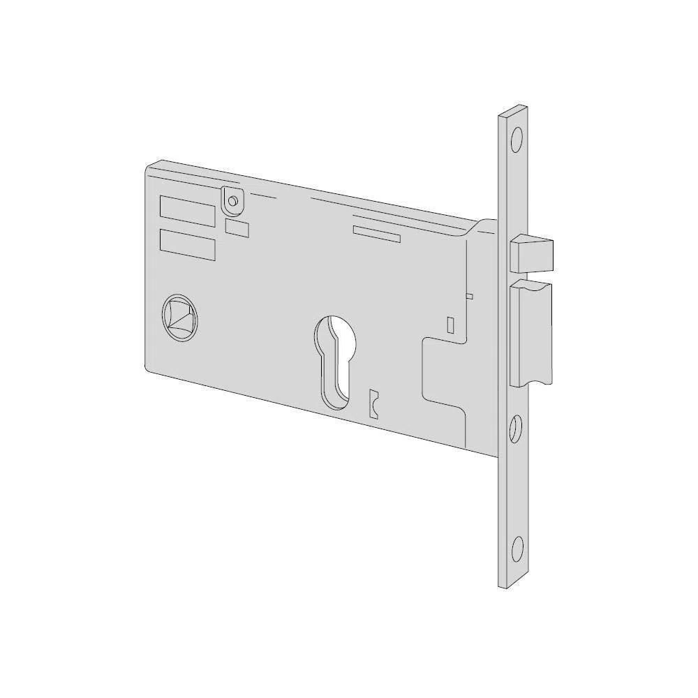 CISA 14450-70-0 Serratura elettrica infilare con cilindro ovale