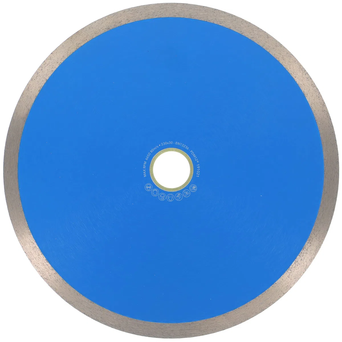 PRODIAMANT Disco da taglio diamantato Tile Professional 230 mm x 30/25,4 mm F702 ProRim no break out su piastrelle smaltate gres porcellanato ceramica e pietra naturale