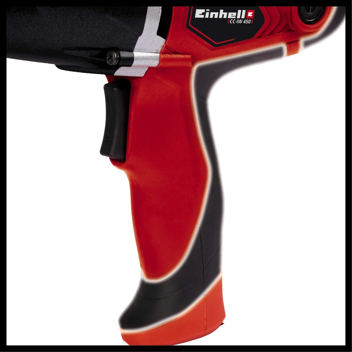 Einhell - 2048304 - Avvitatore elettrico a impulsi CC-IW 450, 450 W, 300 Nm, interruttore basculante a destra/sinistra, incluse bussole da 17, 19, 21 e 22 mm