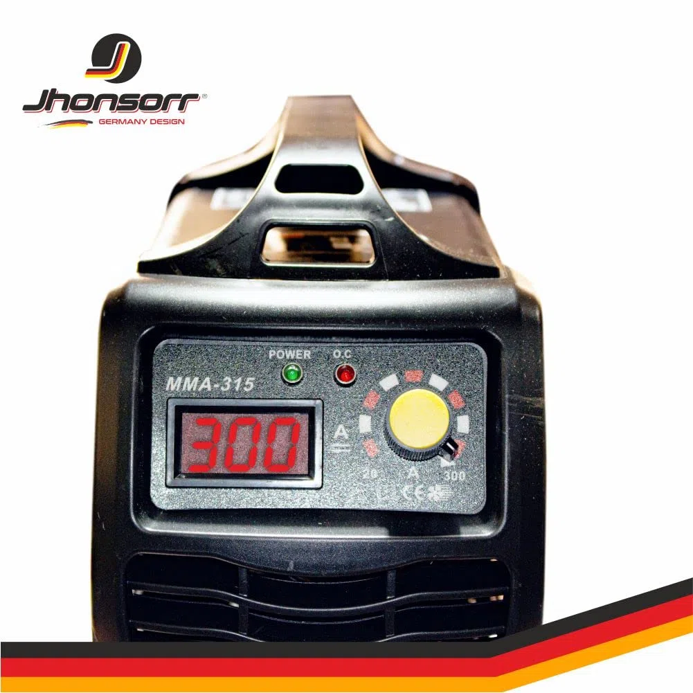 JHONSORR Saldatrice inverter elettrodo kit maschera saldatura spazzola occhialini 300 amp