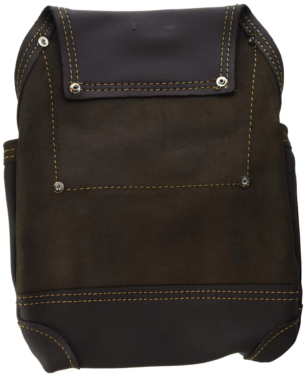 McGuire-Nicholas 870-CC 10 Tasche per Unghie e Attrezzi in Pelle conciata all'olio, Marrone Chiaro