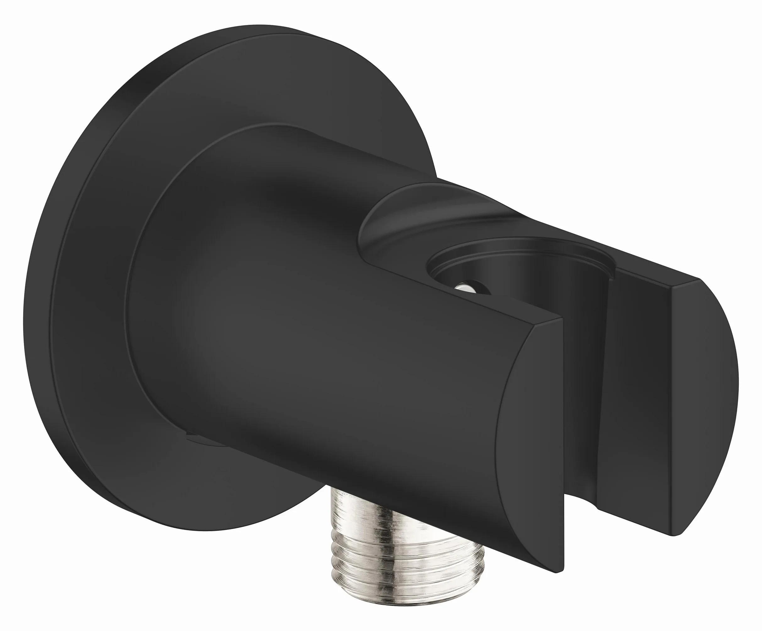 GROHE Vitalio Universal - Presa d'acqua a muro con supporto doccia, nero opaco 269622431