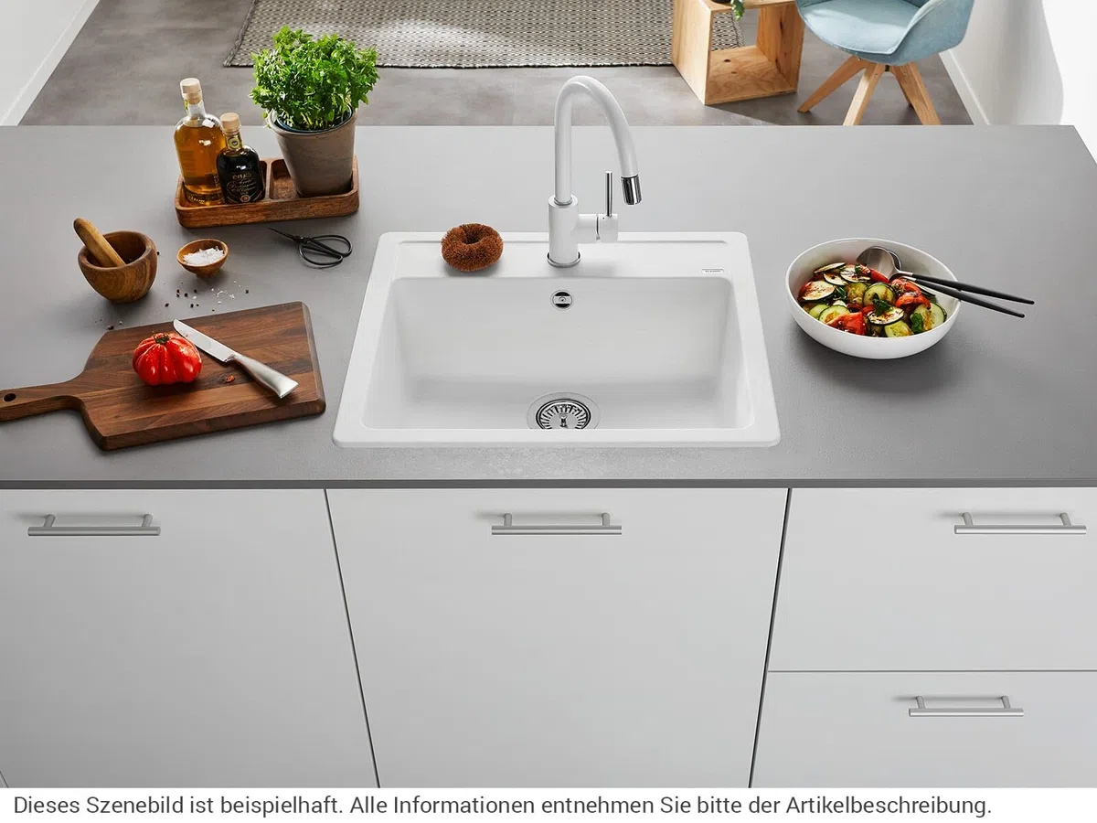 BLANCO 526146 MIDA-S Miscelatore da Cucina, Nero Silgranito