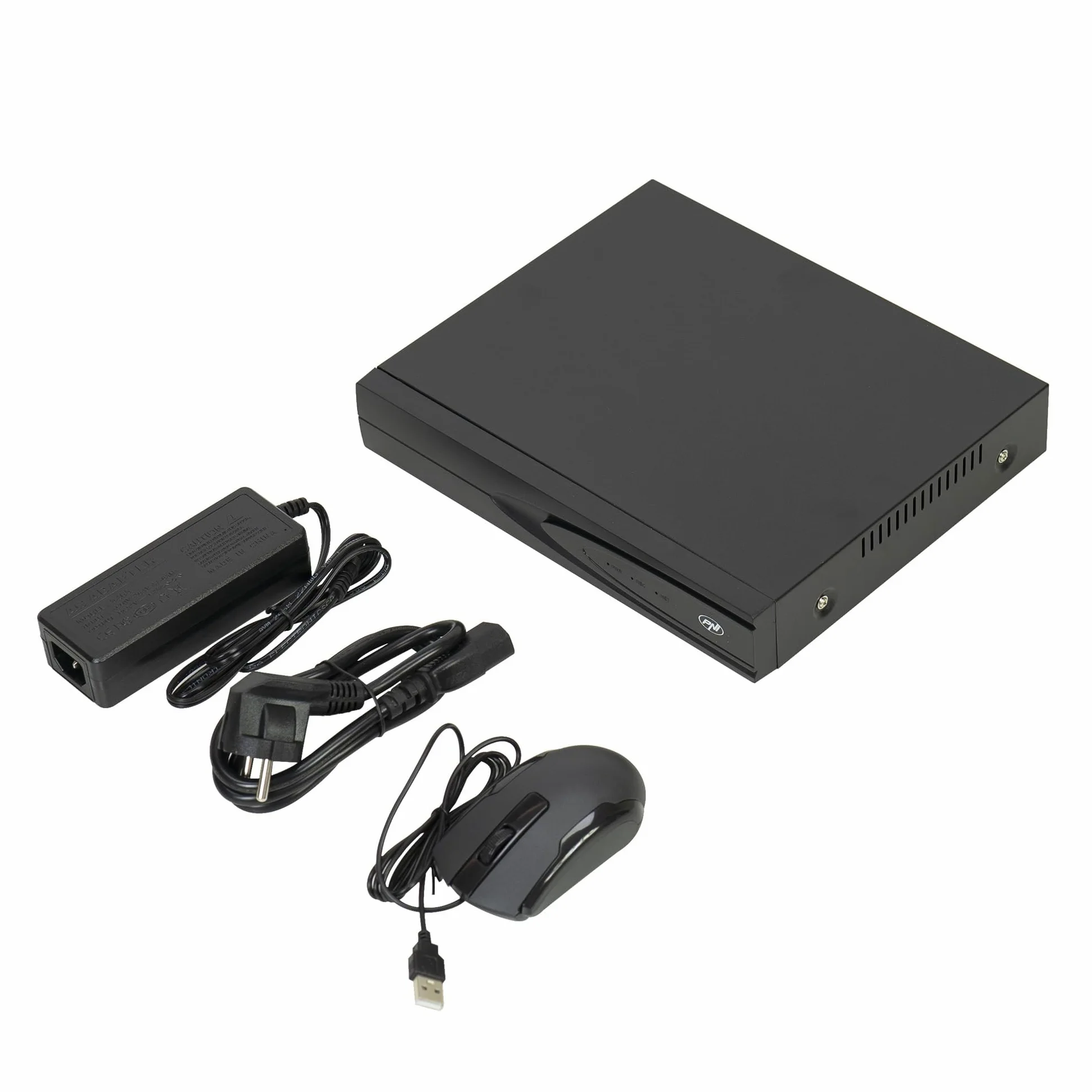 NVR POE PNI House IP810 con 10 canali 4K 8MP, 4 canali POE e 6 canali IP, Funzioni AI