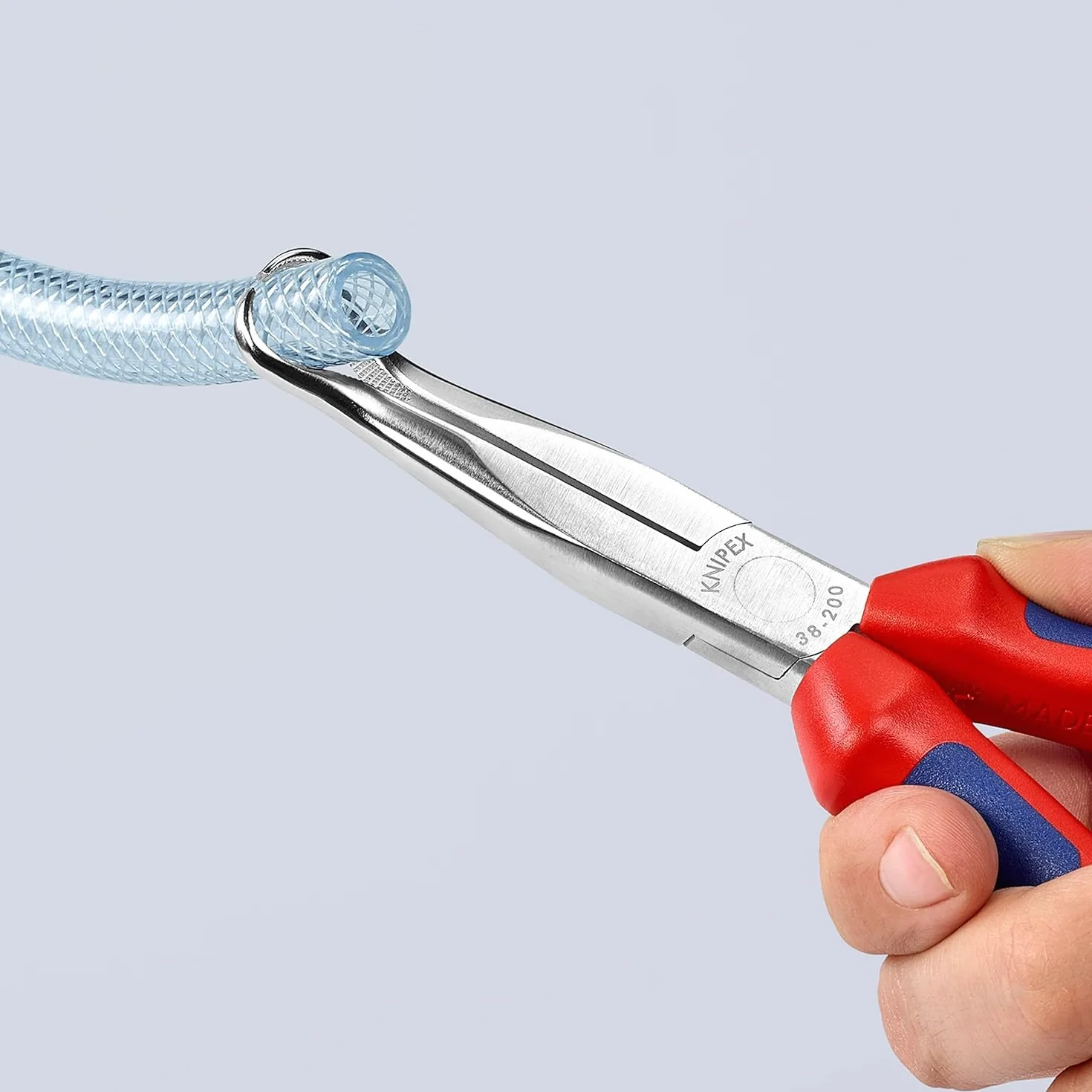 KNIPEX Pinza per meccanica cromata con impugnature multicomponente 200 mm, 38 95 200