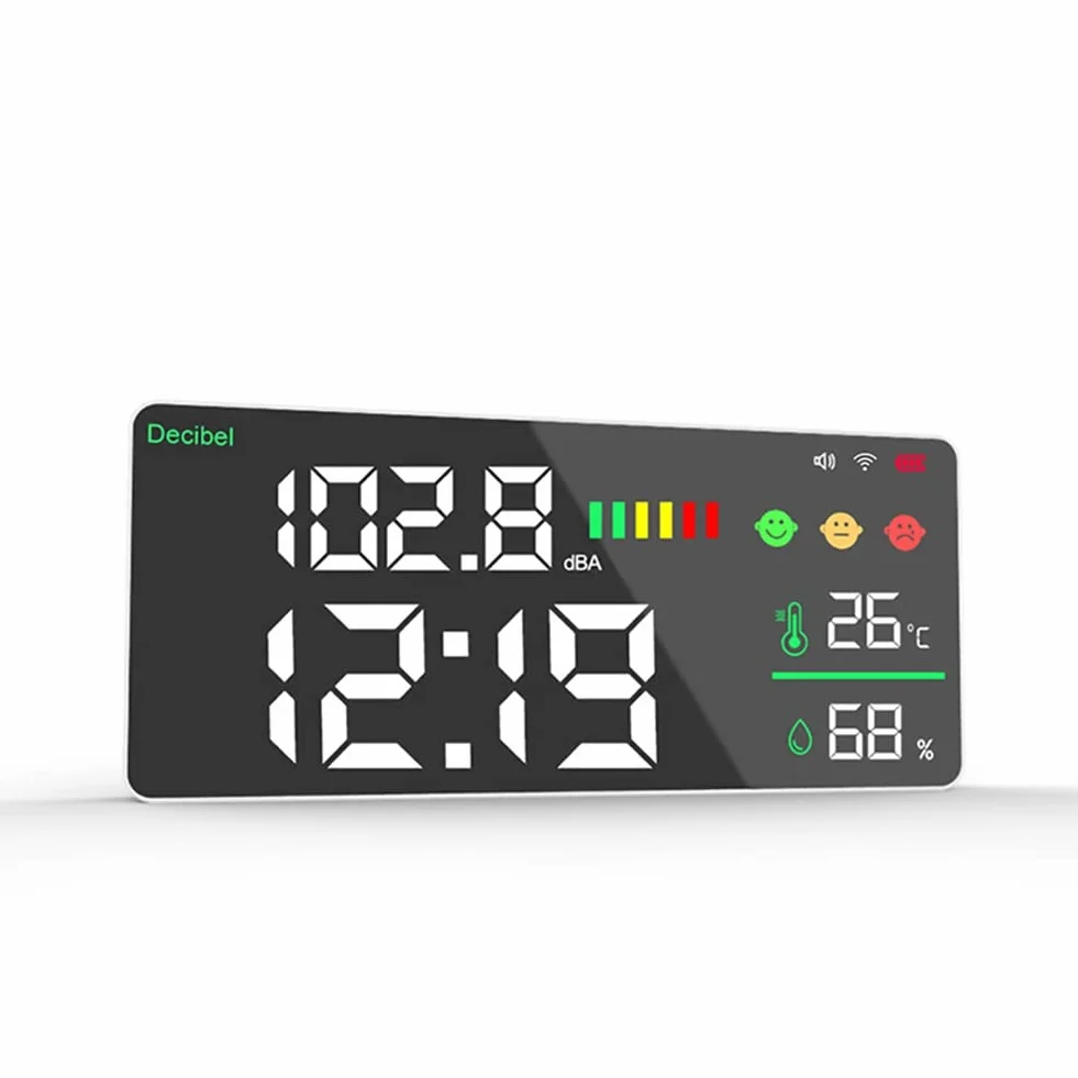 TUYA WiFi Digitale Decibel Sound Meter Parete Intelligente Rumore Tester Decibel Meter Decibel Meter