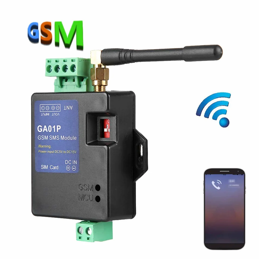 AllarmeGsm Ga01P Mini Smart Remote Power Failure Alert Sms Call Allarme Sicurezza