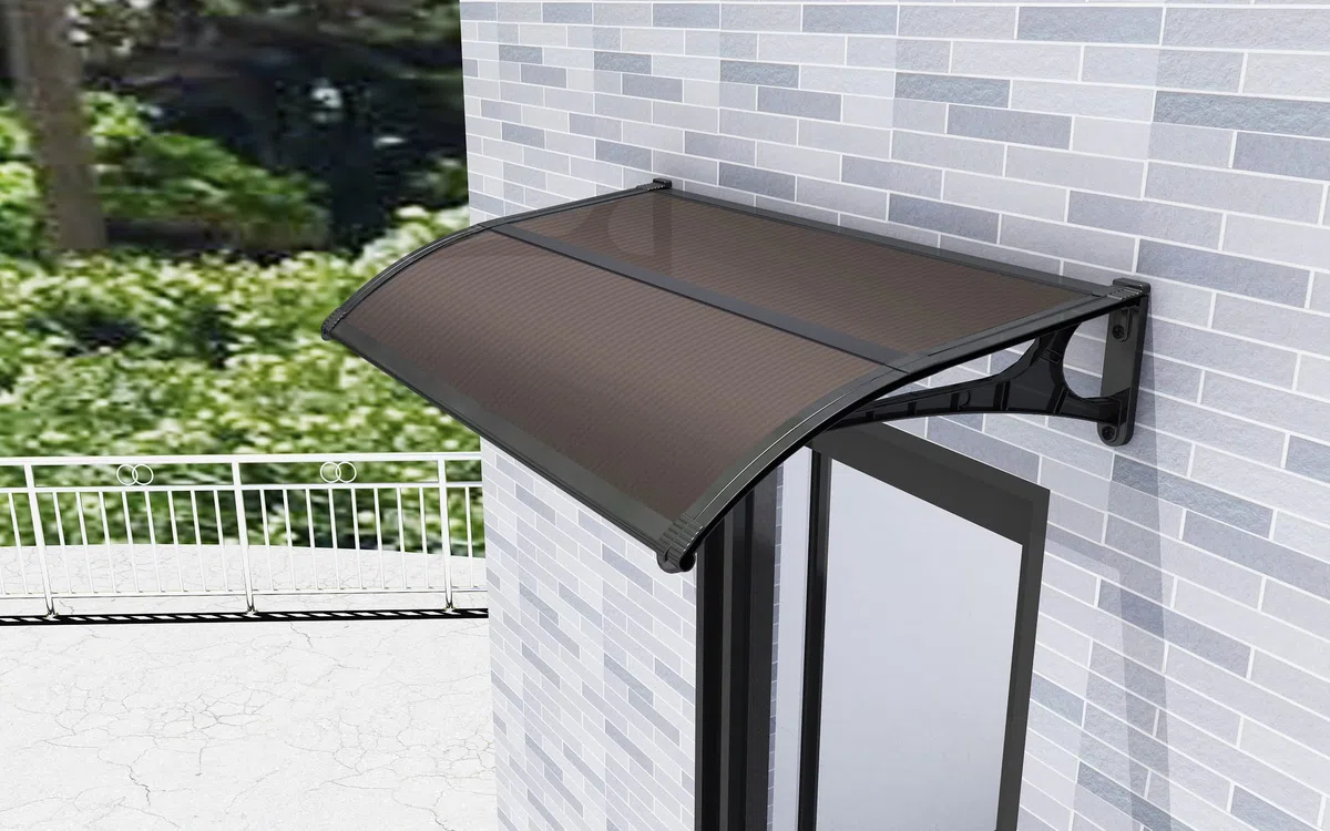 Linea Garden Friend Pensilina 100x135 cm. Alv.Marrone Profilo Centrale