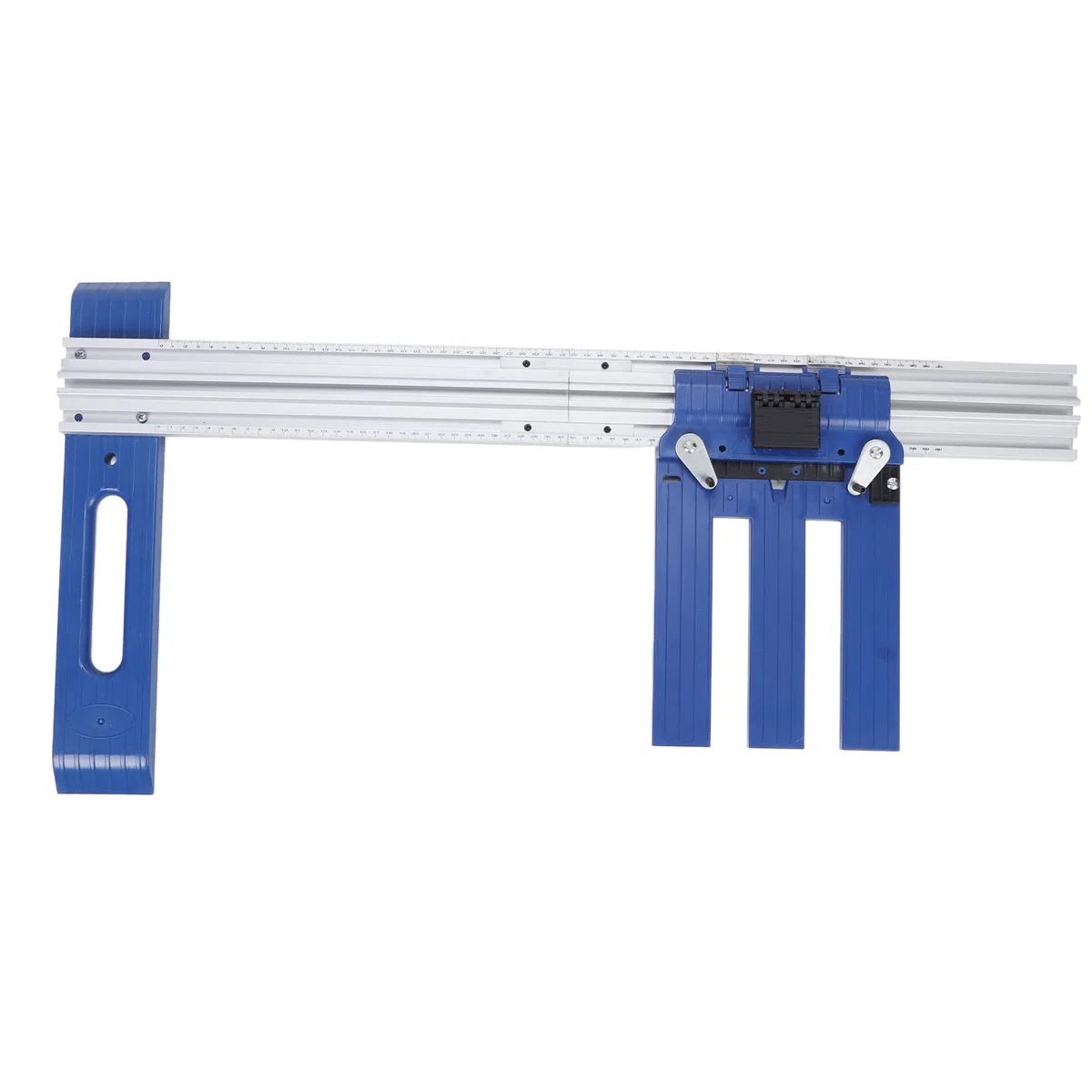 Binario di Guida per Taglierina per Lavorazione del Legno in Lega di Alluminio, Guida per Circolare Regolabile 0,65 Cm con Scala Chiara per Uso Falegname