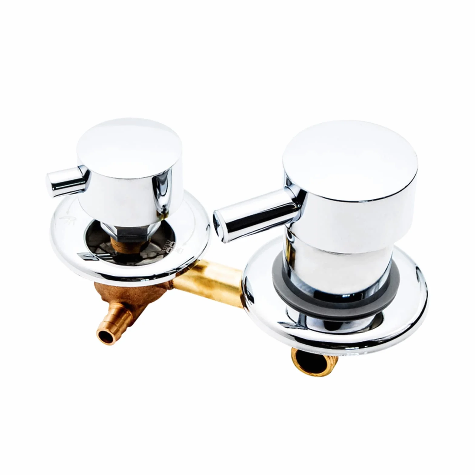 2/3/4/5 Uscita Distanza Foro 10/12,5/14,5 Cm Rubinetto Doccia In Ottone Deviatore Miscelatore Intubazione Bagno Cabina Doccia, Nucleo Valvola Ceramica, Maniglia Addensata (Intubazione 3 Vie 10cm)