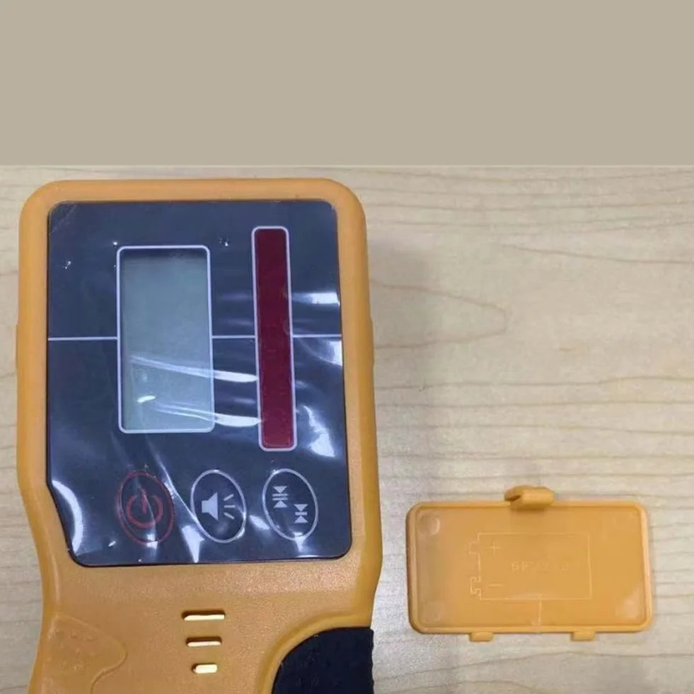 Ricevitore per laser rotativo autolivellante all'aperto, ricevitore laser rotativo con morsetto Heavy Duty e luce