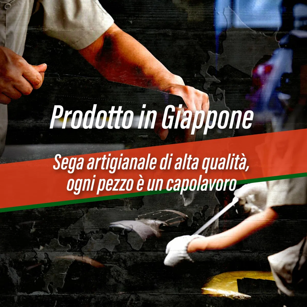 SUIZAN Segaccio per Potatura 270mm con Lama a Gola - Sega Manuale Professionale Giapponese per Alberi Attrezzi da Giardinaggio