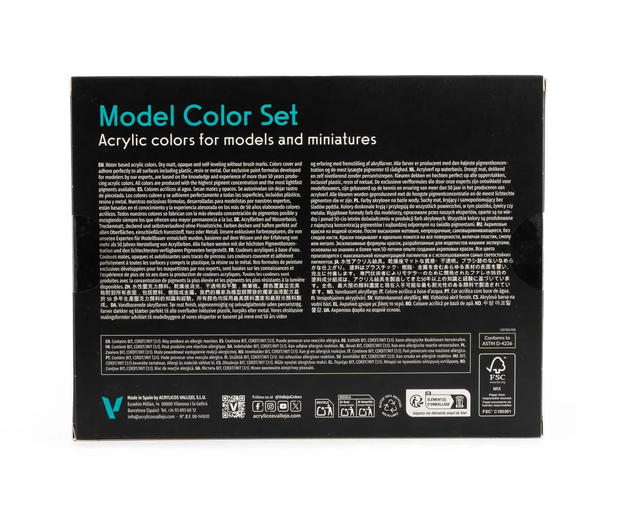 Vallejo Model Color Set 70257 Wargame Special (16x18ml)