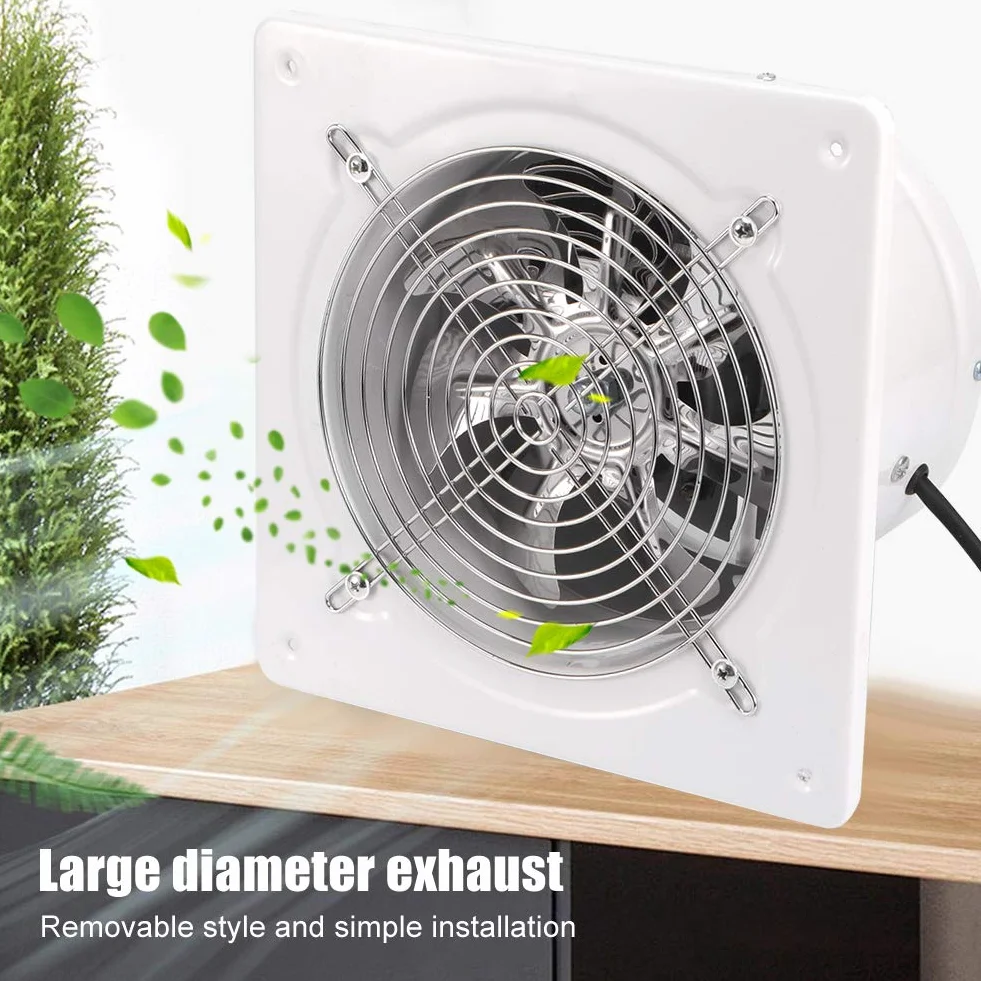 220V 180mm Ventilatore Industriale per Parete aspiratore Ventilatore per Finestra Cucina Soggiorno Ufficio Camera da Letto Uso