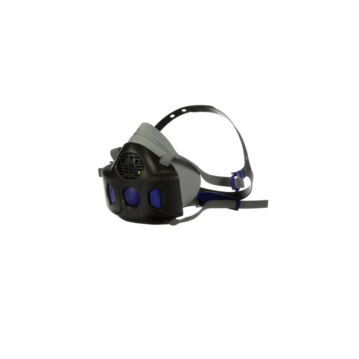 3M Respiratore a Semi-Maschera Riutilizzabile Secure Click HF-802SD con Diaframma fonico, Taglia Media, 1 per confezione