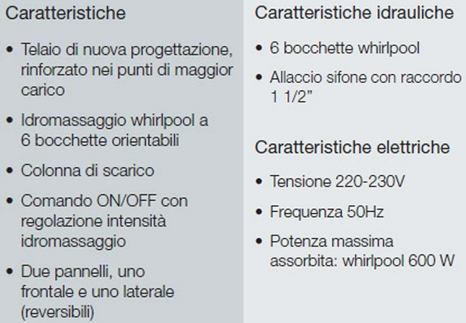 Novellini Calypso Eco Vasca da Bagno 160x70 H55cm Idro Laterale 6 Getti Reversibile Accensione Pneumatica Forma Esterna Rettangolare Interna ad Otto 2 Pannelli Acrilico Bianco Lucido Colonna Cuscino
