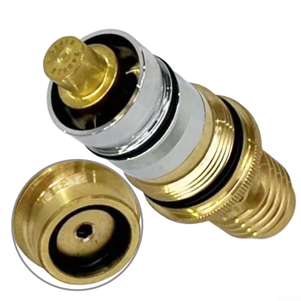 Ricambio per GROHE, termostato cartuccia compatta 1/2 pollici in ottone e acciaio inox, per miscelatore termostatico Grohtherm 1000/3000 e Automatic 2000, 47439000