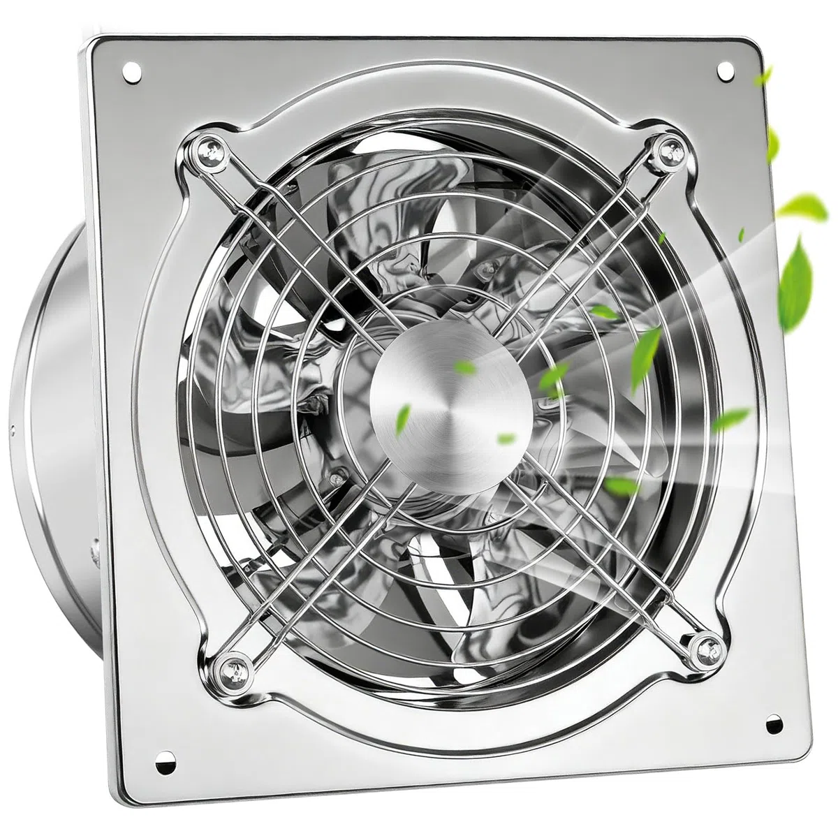 250mm Ventola Aspirazione, Potente Estrattore Aria da Parete 1750 m³/h, Aspiratore Industriale Estrattore Ventilazione per Ufficio, Garage e Magazzino, Circolazione dell'aria per Bagno e Cucina