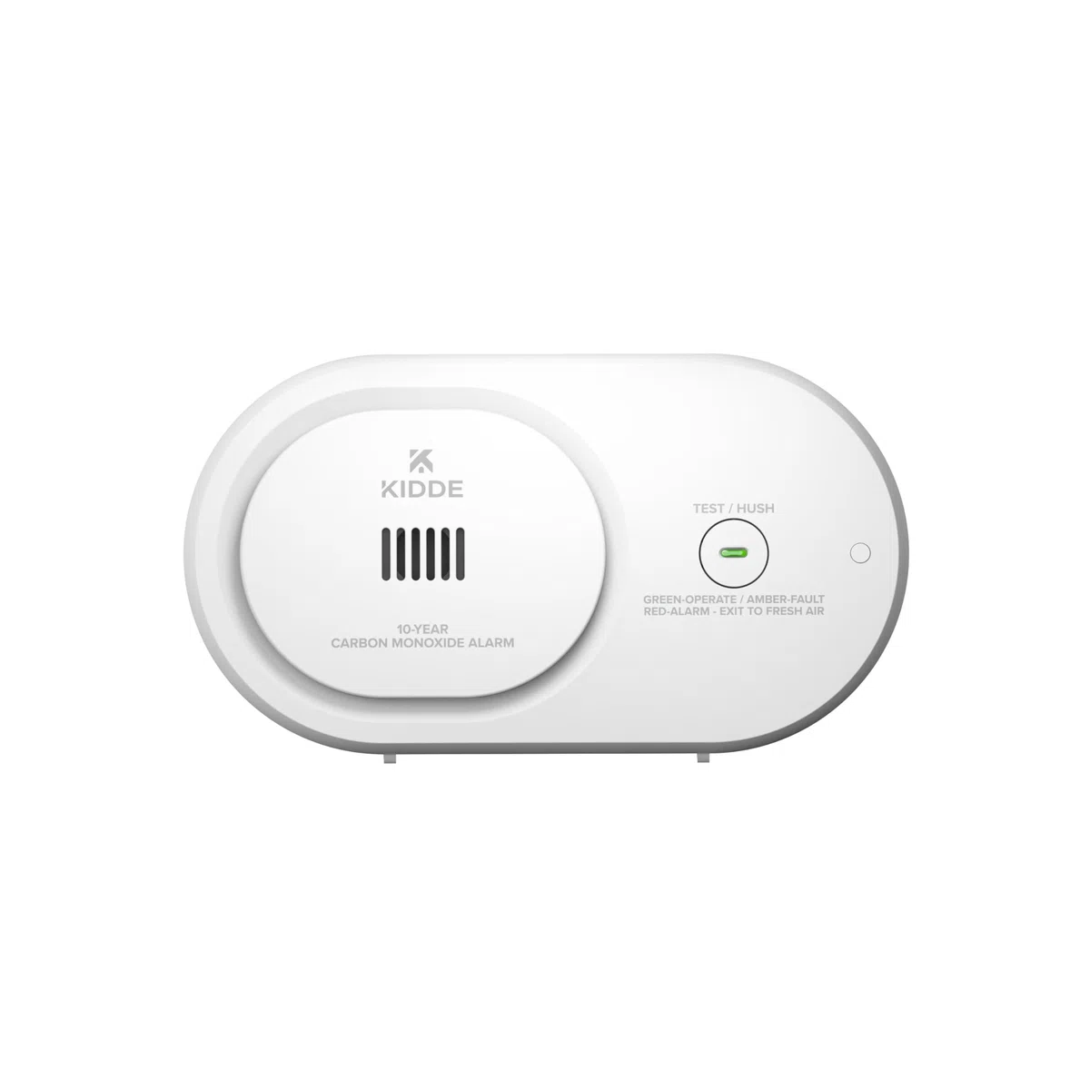 Kidde Rilevatore di monossido di carbonio, alimentazione a batteria da 10 anni, indicatori di stato LED, allarme 85 dB, 5a edizione, COB10