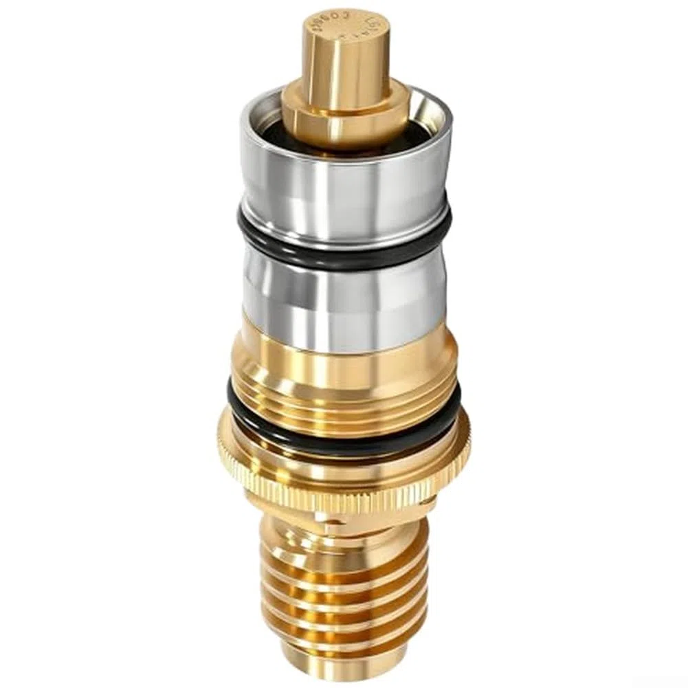 Ricambio per GROHE, termostato cartuccia compatta 1/2 pollici in ottone e acciaio inox, per miscelatore termostatico Grohtherm 1000/3000 e Automatic 2000, 47439000