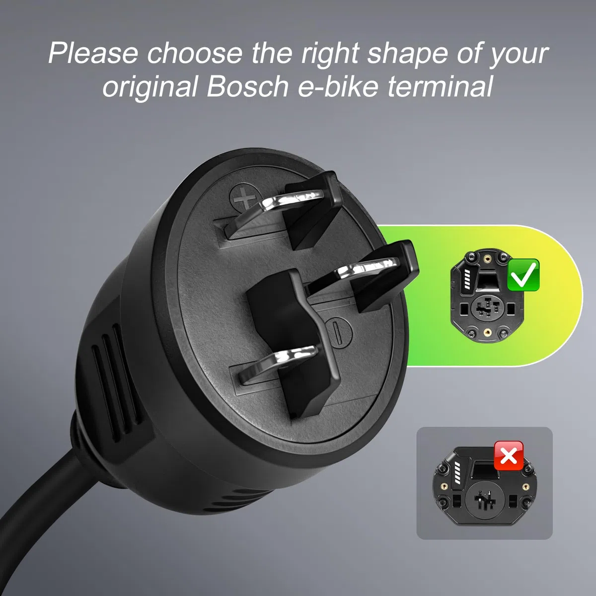 42V 2A Caricabatterie per Bosch Performance/Active Line Plus Alimentatore E-Bike per Batterie da 36V