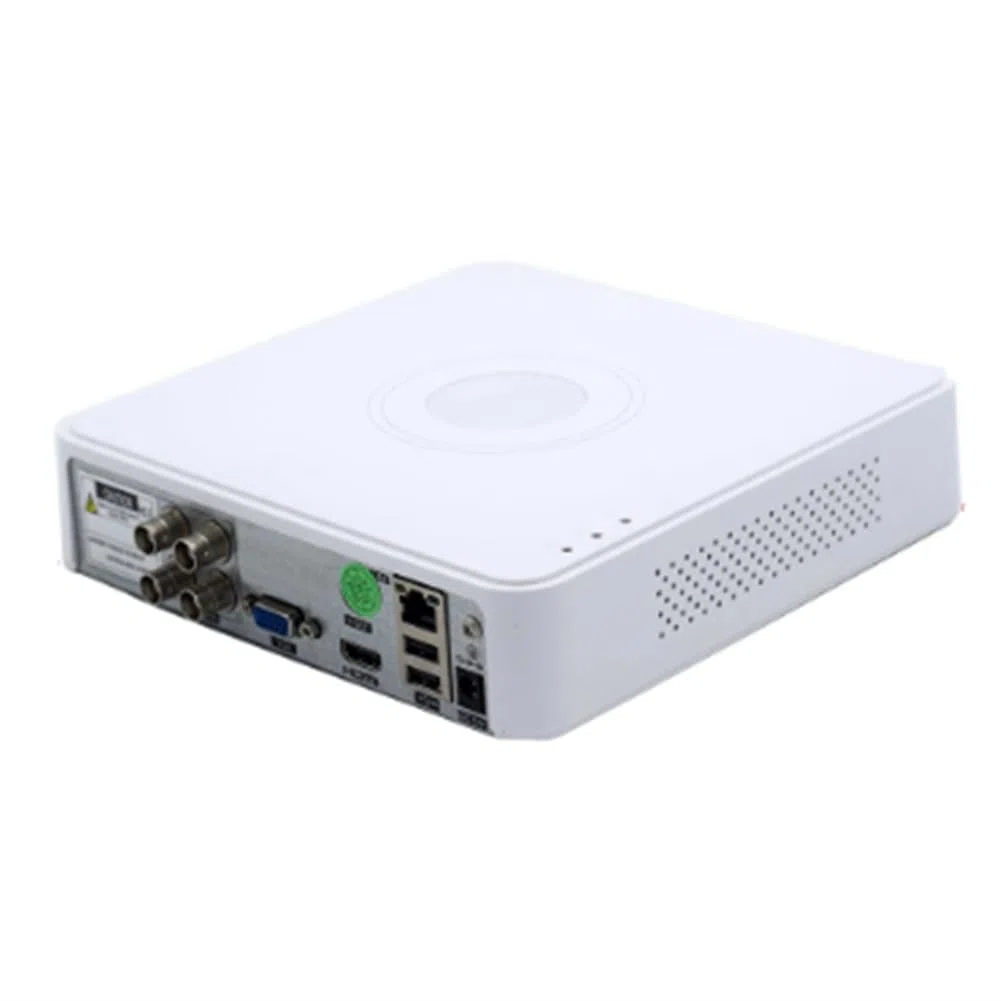 Hybrid DVR CCTV 4CH 5M-N Audio via coassiale per 5MP 12,5Fps 1080P 720P TVI CVI CVBS, telecamera IP, spina europea, facile da usare