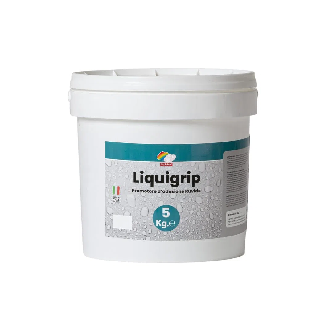 Liquigrip - 5 KG - Promotore di adesione aggrappante antisdrucciolo consolidante isolante