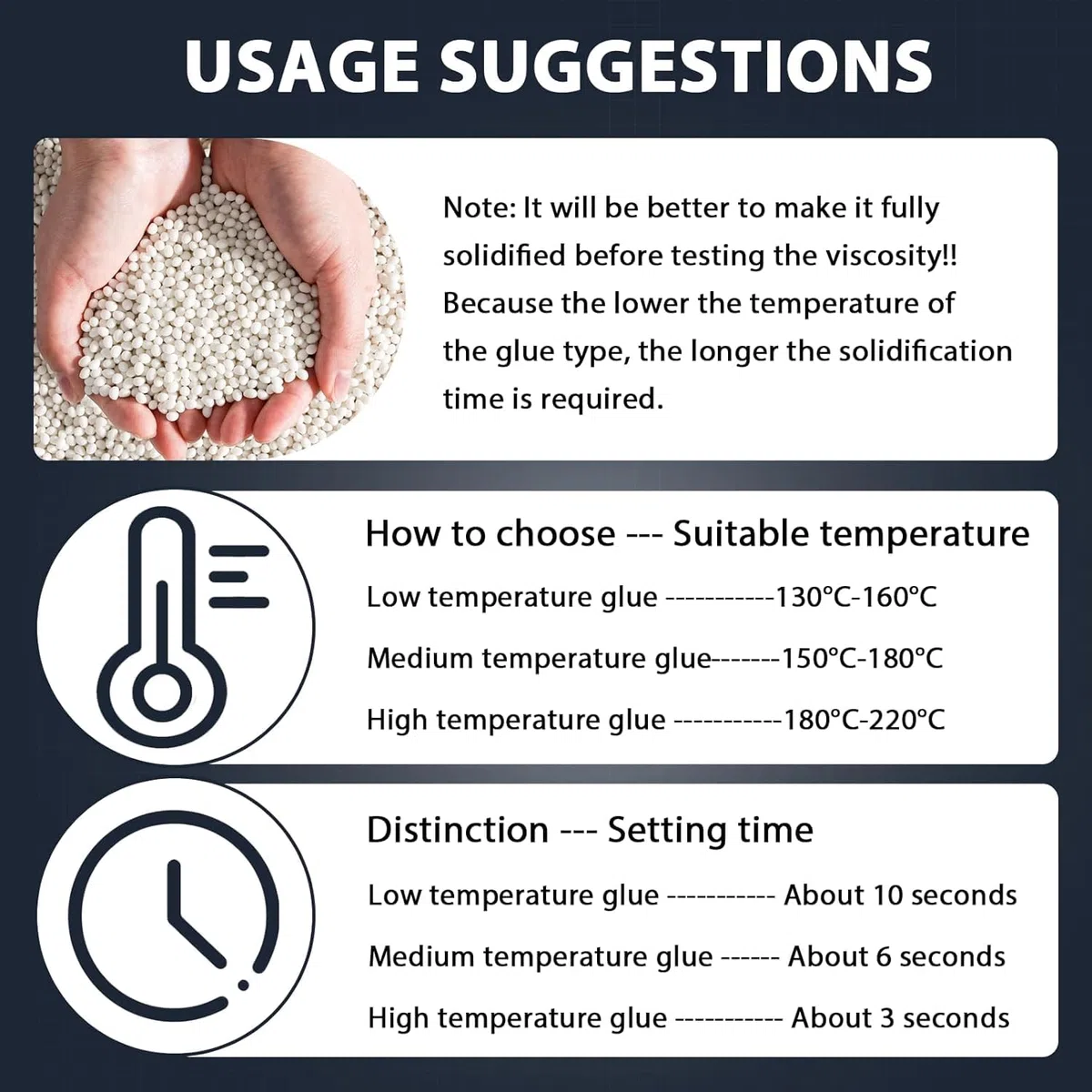 YUCHENGTECH Pellet di Colla Bianca per Bordatrice 5 kg Colla Hot Melt Pellets Adesivo per Bordatrice