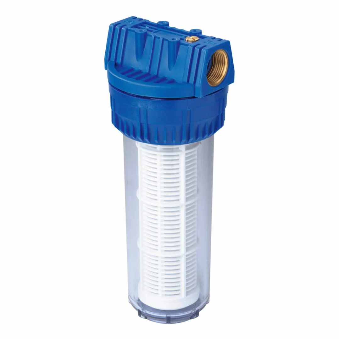 Metabo Filtro per idrocarburi domestici 1 1/4" lungo, con inserto filtro lavabile (628817000) Altezza: 310 mm, Diametro: 120 mm, Flusso d'acqua: 6400 l/h