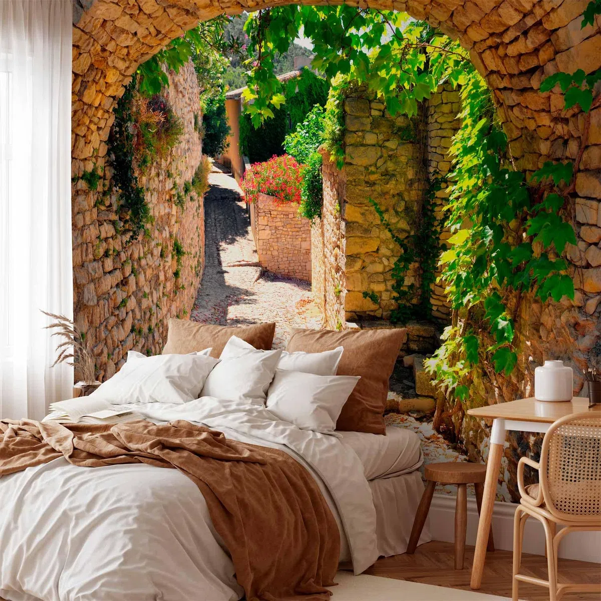 murando Carta da parati 250x175 cm Fotomurali in TNT Murale alla moda Decorazione da Muro XXL Poster Gigante Design Soggiorno Cameretta Carta per pareti Paesaggio Natura Pietra Pietras d-B-0075-a-a