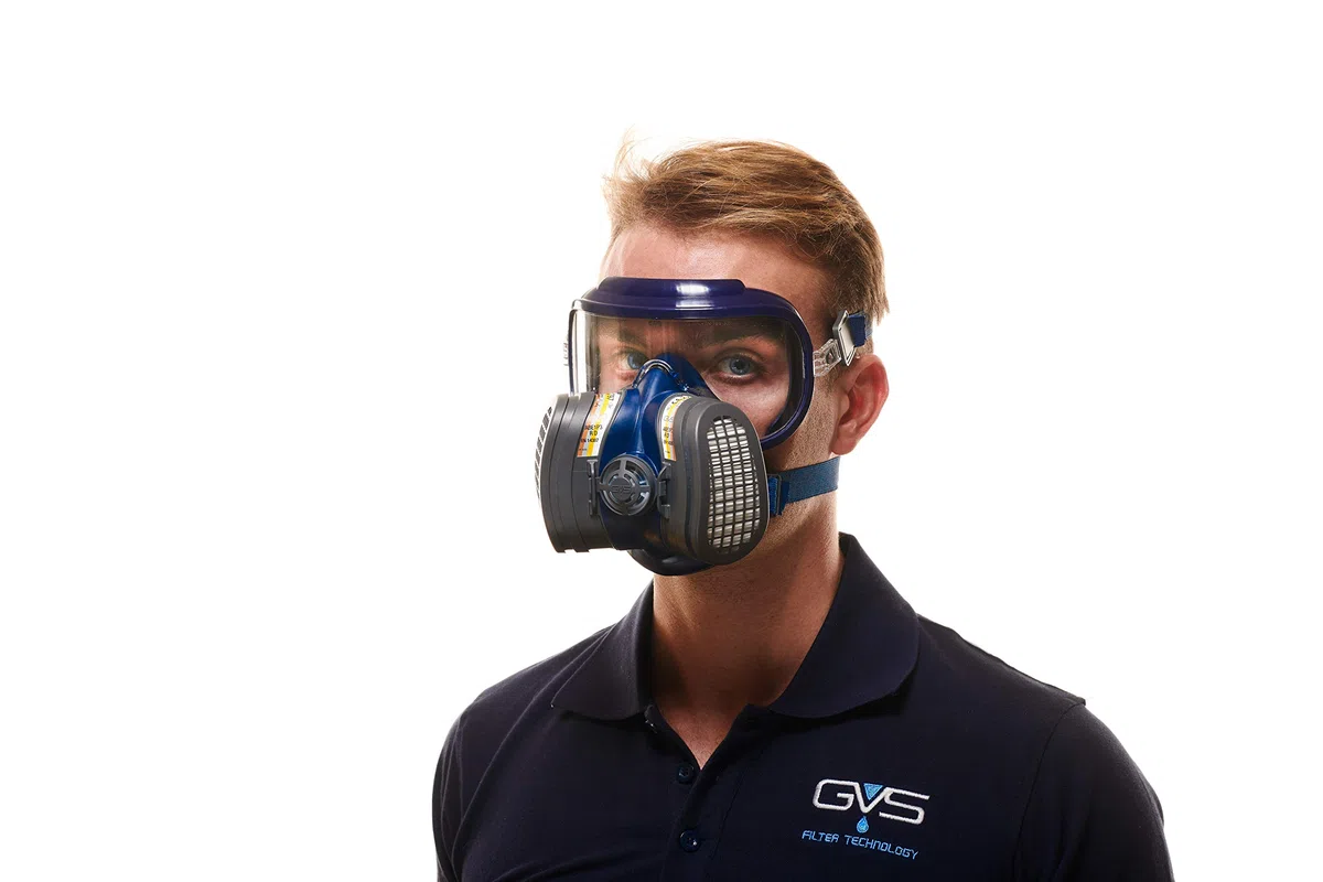 GVS SPR584 Elipse Integra Maschera con filtri ABE1P3 per Gas, Vapori Organici, Inorganici e Polveri, M/L