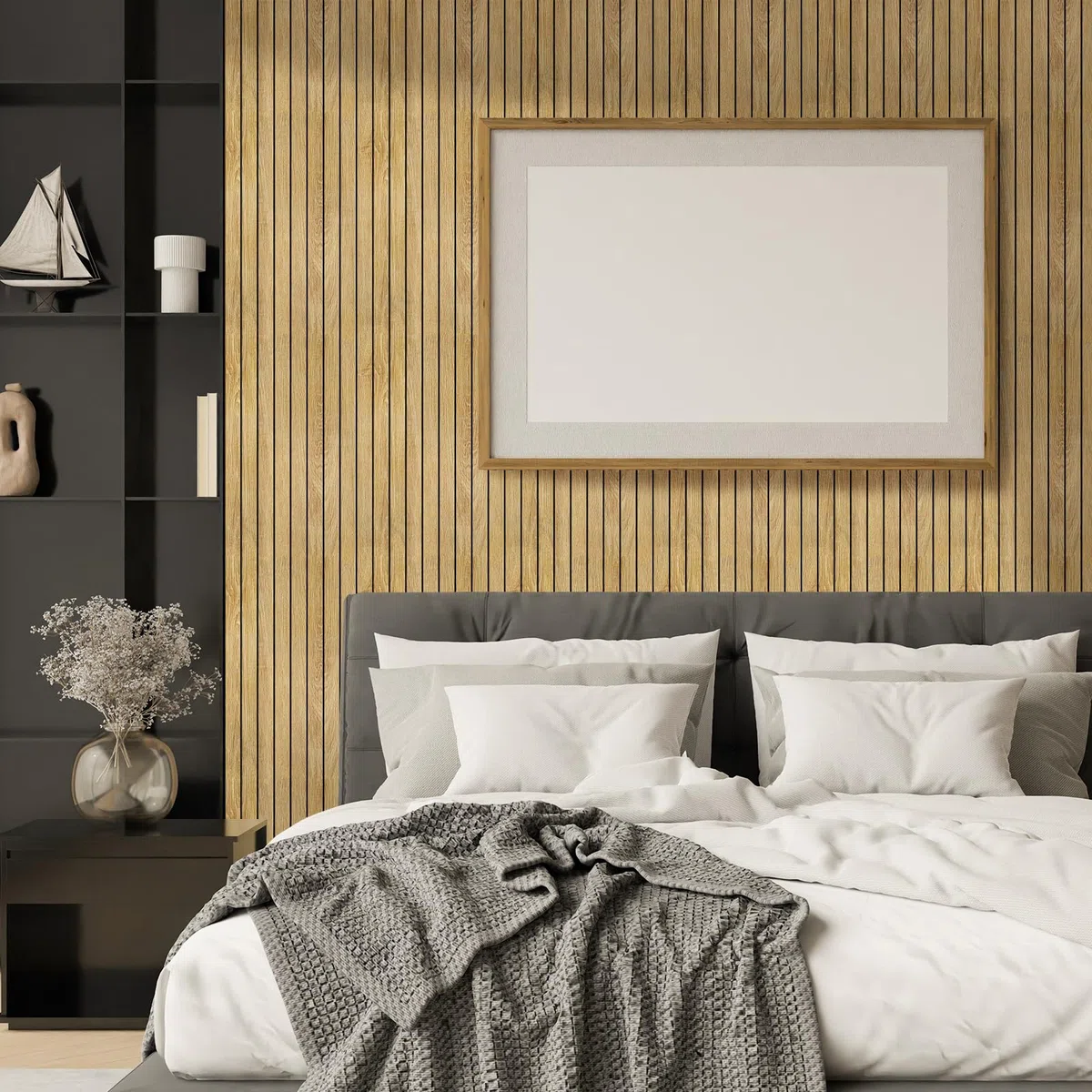 WADILE In PVC Con Venatura Del Legno Per Pareti, 40 Cm X 5,2 M, Insonorizzanti Per Rivestimenti Murali, Murali Removibili E Autoadesivi, 3D Per Decorazione Interna, Copertura Di 2 M²