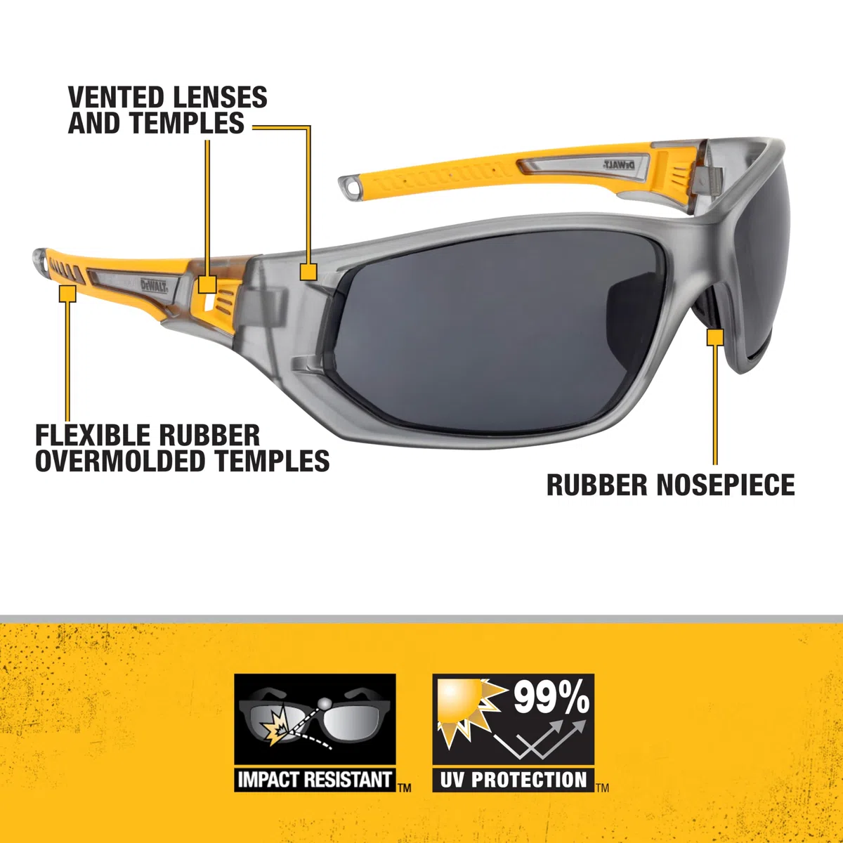 DEWALT Occhiali protettivi unisex DPG112 Mitre (confezione da 1)