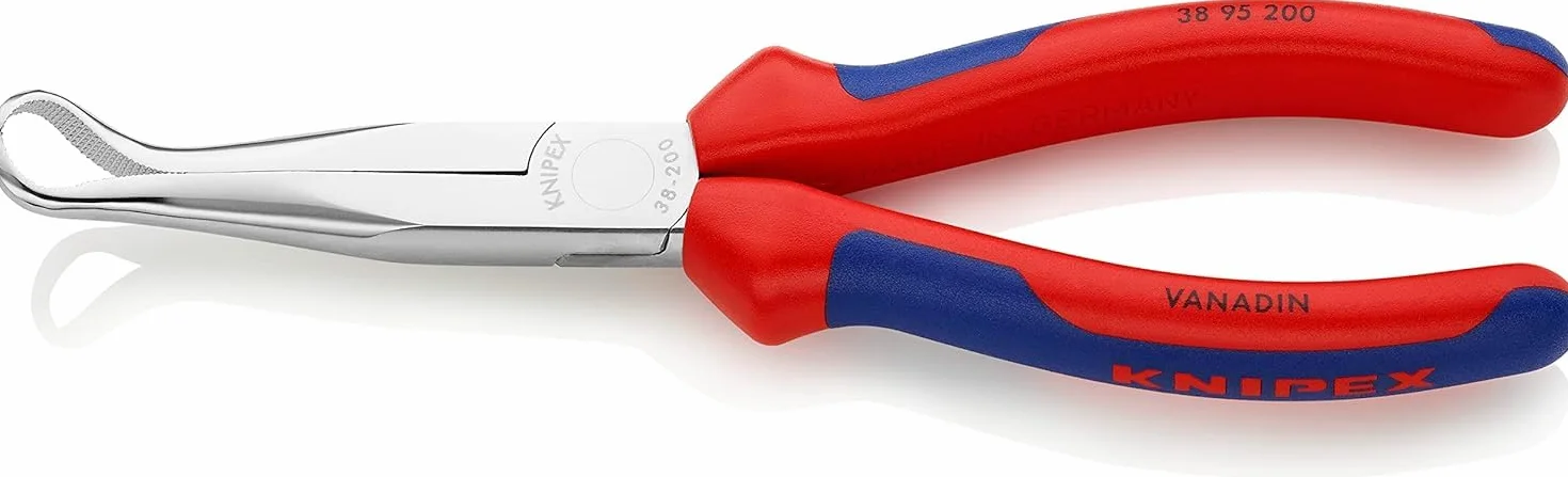 KNIPEX Pinza per meccanica cromata con impugnature multicomponente 200 mm, 38 95 200