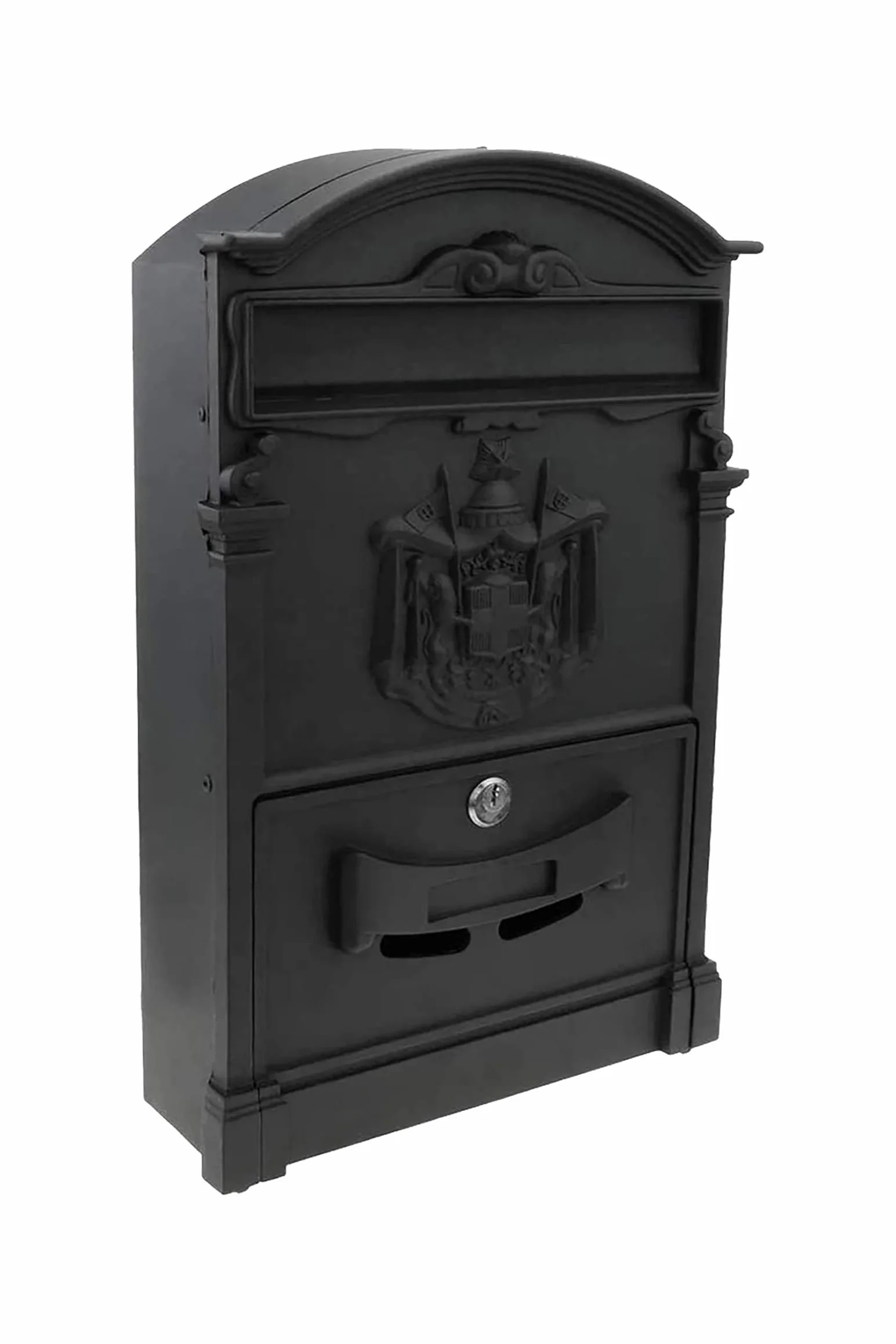 Kippen 10005CN - Cassetta Postale Modello "REGIUS" di Colore Antracite. Dimensioni: 410x260x90mm.