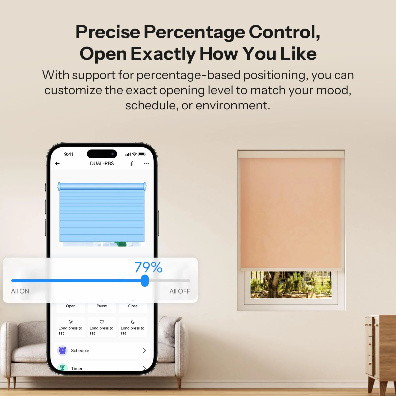 SONOFF Zigbee Smart Roller Shutter Switch, MINI-ZBRBS, dimensioni mini, controllo percentuale, ripetitore Zigbee, supporto Alexa/Google Assistant/Home Assistant, cavo neutro, confezione da 4