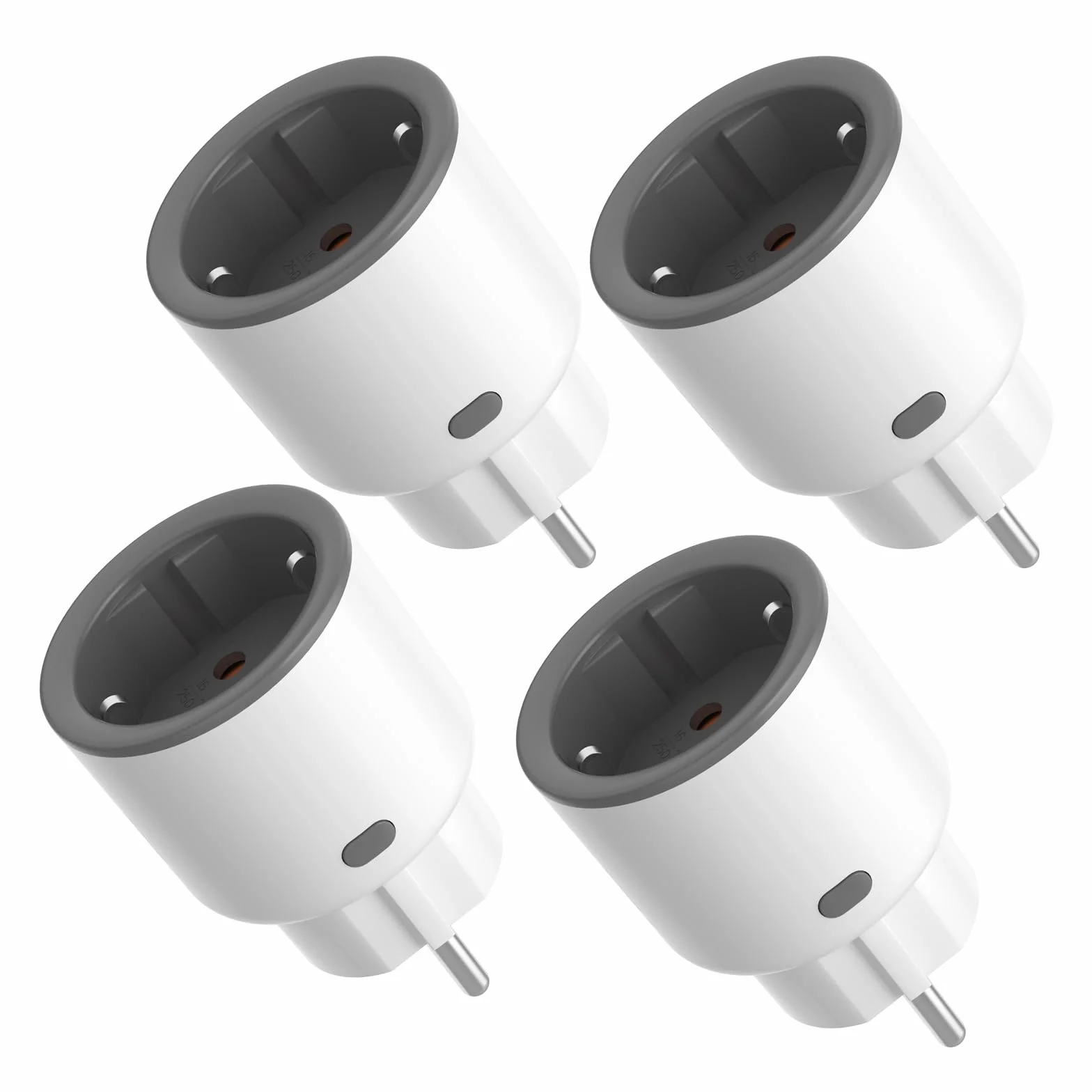 SONOFF S60ZBTPF Presa Intelligente Zigbee - Controllo Remoto, Monitoraggio Energetico, Timer, Protezione Sovraccarico, Ripetitore, eWeLink Compatibile-4 Pack