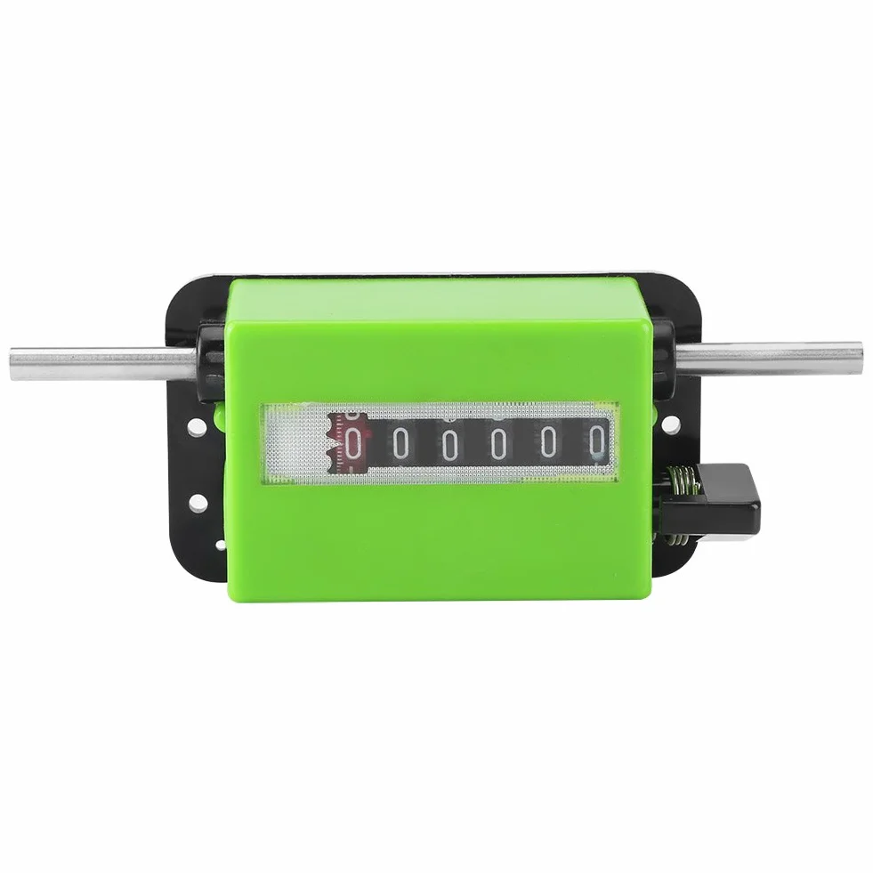 Contatore A Lunghezza Meccanica A 6 Cifre Contatore Lunghezza Di Misurazione Con Rotella, Contatore Rotolamento Contatore Meccanico Lunghezza Ruota