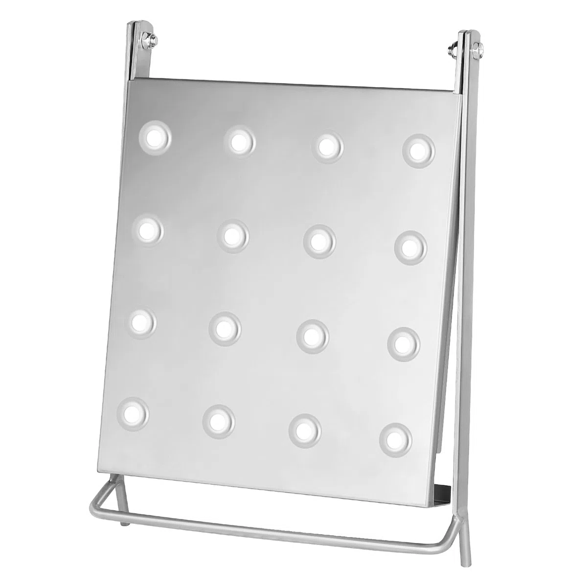 DBREAKS Piattaforma per Scala, Piattaforma Scala Acciaio Legato, Piattaforma di Lavoro Antiscivolo, Tiene 150 kg