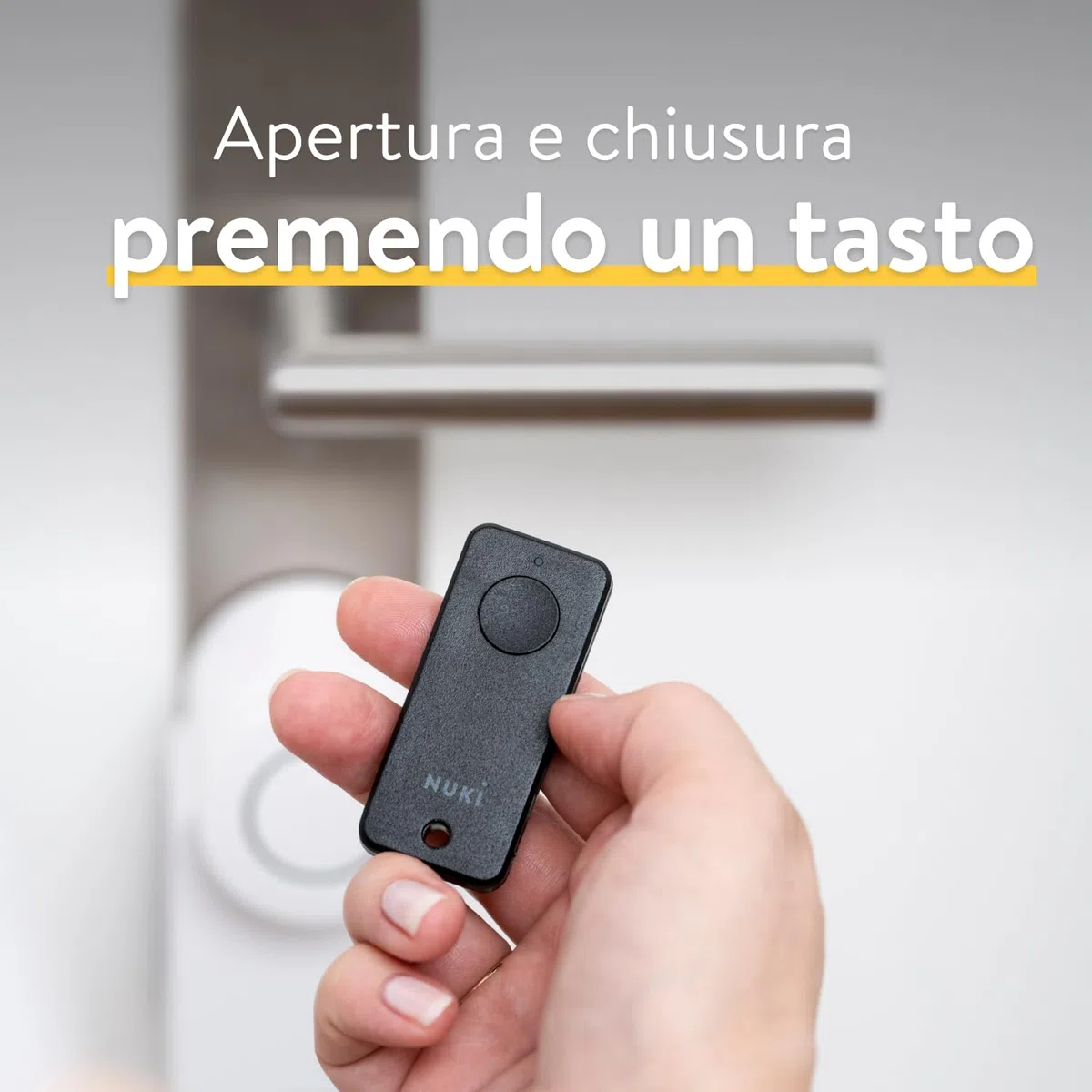 Nuki Smart Home portachiavi Bluetooth, apriporta serratura smart elettronica