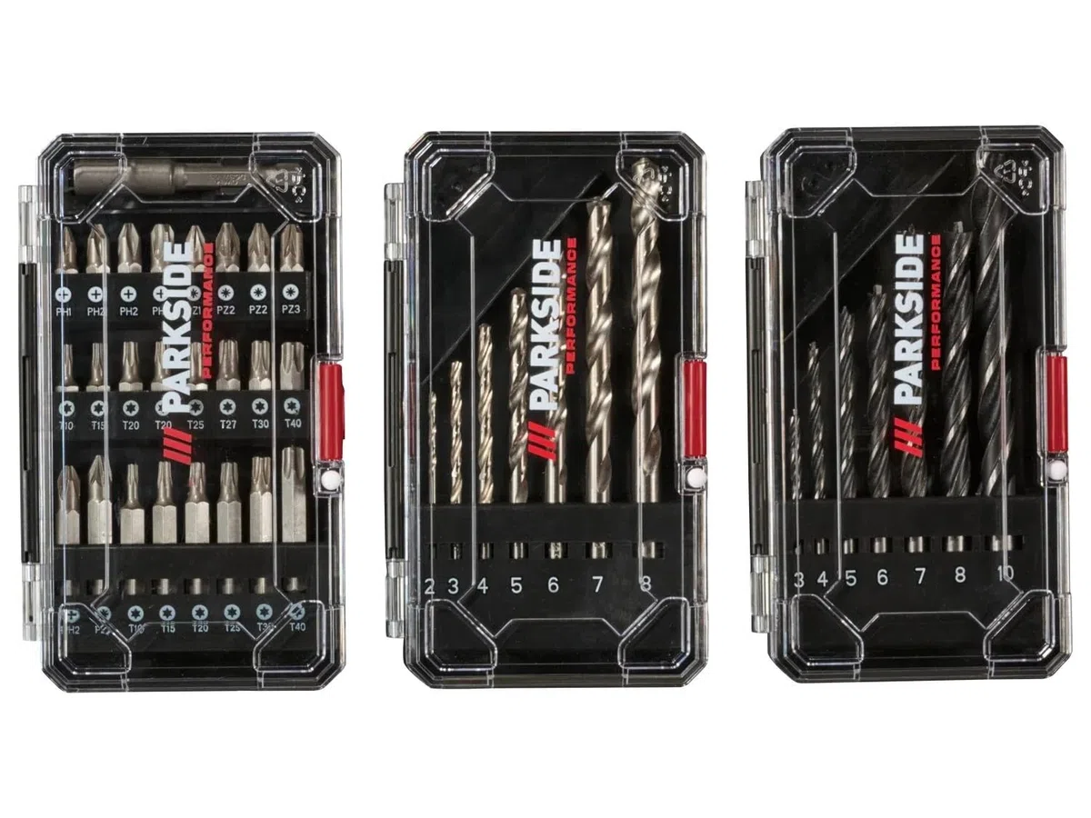 PARKSIDE Trapano avvitatore a batteria PBSPA 12 A1, accessori inclusi