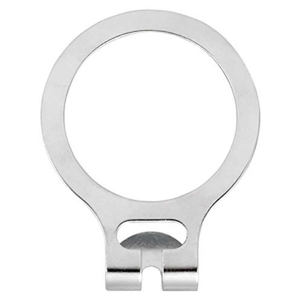Garcia de Pou 50 unità antifurto anelli per appendere in scatola, 4.8 cm, metallo, argento, 4.8 x 4.8 x 30 cm