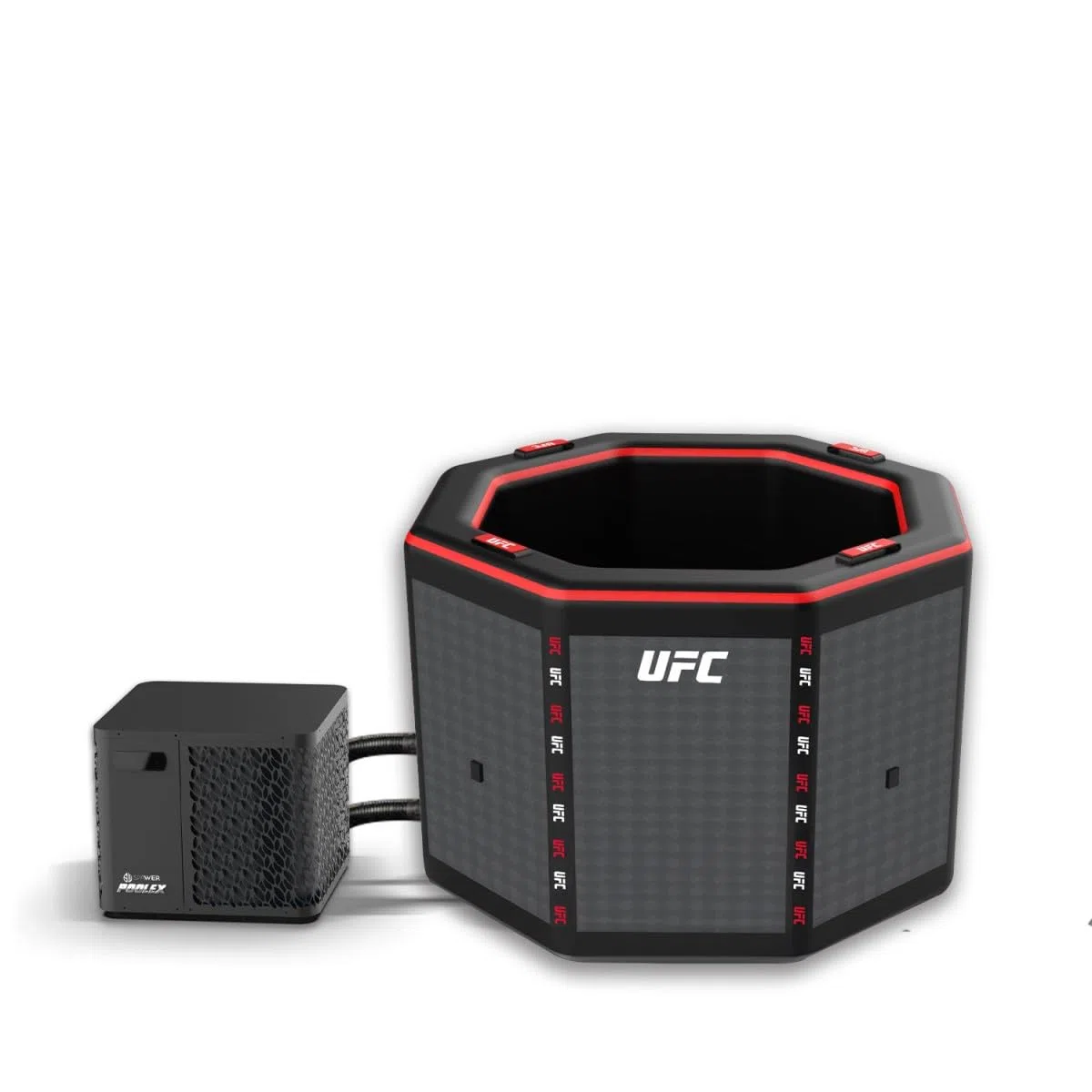 N NETSPA Pack Chiller 3-40°C 3kw Ice Bath Octagon UFC (SP-UFC250-CK3) - Bagno Freddo Dropstitch Terapia Freddo Nuova Generazione - 130 x 90 cm - 1 Persona 357 L