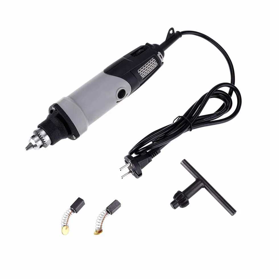 BuyWeek Smerigliatrice Elettrica Utensile Rotante Elettrico, 400W 6 Posizioni Velocità Variabile per Intaglio Taglio Macinazion 220V Spina UE