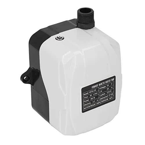 Pompa Booster Acqua 180W Motore Ottone per Aumento Pressione Doccia Cucina Giardino e Uso Domestico