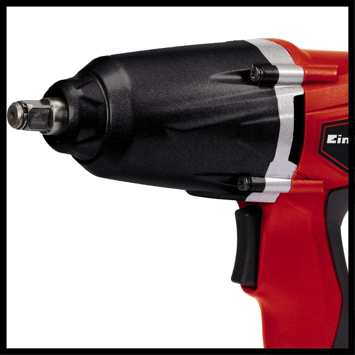 Einhell - 2048304 - Avvitatore elettrico a impulsi CC-IW 450, 450 W, 300 Nm, interruttore basculante a destra/sinistra, incluse bussole da 17, 19, 21 e 22 mm