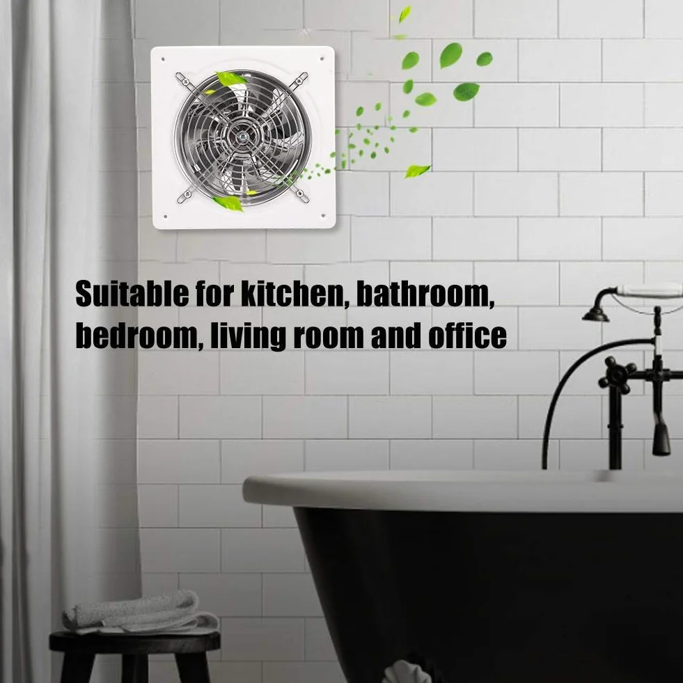 220V 180mm Ventilatore Industriale per Parete aspiratore Ventilatore per Finestra Cucina Soggiorno Ufficio Camera da Letto Uso