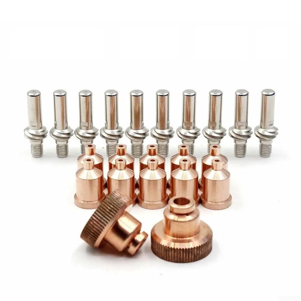 Kit di materiali di consumo al plasma di ricambio per torcia elettrodi compatibili con Tomahawk 1538 Adatto per sistema di taglio LC105, set di ugelli da 7 mm per uso industriale